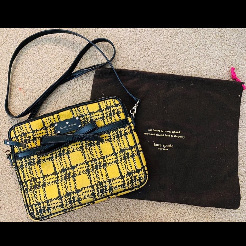 *SOLD* Kate Spade Plaid Bryce Crossbody - Like new with Dustbag